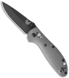 Benchmade Mini Griptilian AXIS Lock Knife Gray/Blue G-10 (2.91" Black) 556BK-1