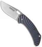 Boker Aurora Frame Lock Knife Titanium (3.25" Stonewash) 112629