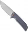 Ferrum Forge N-TAC Flipper Knife Purple/Slide Titanium (3" Stonewash)