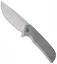 Ferrum Forge N-TAC Flipper Knife Gray/Plain Titanium (3" Stonewash)