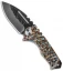 Medford Micro Praetorian T Knife Titanium Custom Ano Ti (2.875" Black) MKT
