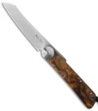 Kansei Matsuno Custom F06L Friction Folder Knife Boxwood (3.25" Satin)