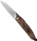 Kansei Matsuno Custom F022 Friction Folder Knife Ironwood (2.625" Satin)