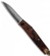 Hiroaki Ohta Knives OFF-L Friction Folder Knife Desert Ironwood (3" Damascus)