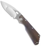 Mick Strider Custom SMF Knife Orange Peel Titanium (3.9" Nightmare) MSC