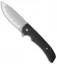 Douglas Knives Custom Flipper Knife Black G-10 (4" Bead Blast)
