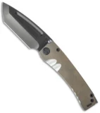 Medford Marauder Frame Lock Knife Bronze Ano Titanium (4.25" Black) MKT