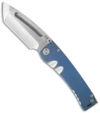 Medford Marauder Frame Lock Knife Blue Ano Titanium  (4.25" Stonewash) MKT