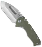 Medford Praetorian G Frame Lock Knife OD Green G-10 (3.75" Stonewash) MKT