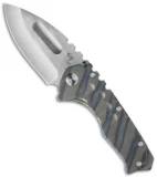 Medford Praetorian T Frame Lock Knife Flame Titanium (3.75" Stonewash) MKT