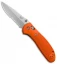 Benchmade Griptilian AXIS Lock Knife Orange (3.45" Satin Serr) 551SH2O