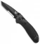 Benchmade Griptilian Tanto AXIS Lock Knife Black (3.45" Black Serr) 553SBK-S30V