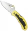 Spyderco Snap-It Salt Knife Yellow FRN (2.9" Satin) C26PYL