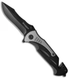 Boker Magnum Volunteer FD Liner Lock Knife (3.5" Black) 01LL489