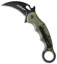 Fox Knives Karambit Folder Knife OD Green G-10 (3.1" Black) 479OD