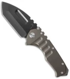 Medford Praetorian T Frame Lock Knife Bronze Ano Titanium (3.75" Black) MKT