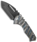 Medford Praetorian T Frame Lock Knife Flame Titanium (3.75" Black) MKT