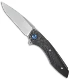 Custom Knife Factory Malyshev Gratch Liner Lock Knife Carbon Fiber (3.75" Satin)
