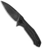 Custom Knife Factory Konygin T90 Frame Lock Knife (4.125" Smokewash)