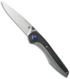 Custom Knife Factory Sukhoi 2.0 Knife Carbon Fiber/Ti (4.1" Satin) CKF