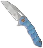 Ferrum Forge + Toxic Blades Kylin Flipper Teal Titanium (2.875" SW)