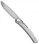 Actilam T3 White Corian Folding Knife w/Clip (3.25" Plain) T3CC