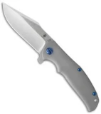 Kizer Laconico Intrepid Flipper Frame Lock Knife (3.625" Stonewash) Ki4468A1