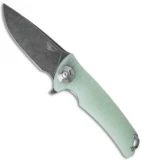 Stedemon Knife Co. DSG Liner Lock Knife Jade G-10 (3.625" Smokewash)