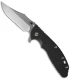 Hinderer Knives XM-24 Bowie Flipper Knife Black (4" Stonewash)