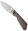 Strider Knives SMF-CC Knife Coyote G-10 (3.9" Stonewash)