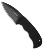 Blackhawk! Crucible II Black G10 Folding Knife (3.25" Gray Plain) 15C201BK