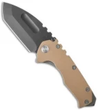 Medford Praetorian G/T Frame Lock Knife Coyote G-10 (3.75" Black) MKT