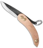 Svord Micro Peasant Friction Folder Knife w/Sheath Copper (1.875" Two-Tone)