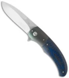 George Muller LL-AAA Folder Knife Blue LSCF/Zirconium (3.625" Satin)