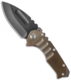 Medford Custom Praetorian T Knife Heat/Filed (3.75" Black S35VN) MKT