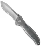 Kizer Cucchiara Bad Dog Flipper Knife Titanium (4.25" Stonewash) Ki5463A2