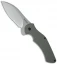 Kershaw Junkyard Dog II Liner Lock Knife Gray G10 (3.75" Bead Blast Serr) 1725ST