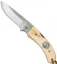 Karesuando Kniven Nallo Lockback Folding Knife Curly Birch (2.50" Satin)