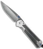 Chris Reeve Large Sebenza 21 Knife w/ Carbon Fiber Inlays (3.625" Damascus)