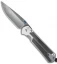 Chris Reeve Large Sebenza 21 Knife w/ Carbon Fiber Inlays (3.625" Damascus)