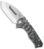 Medford Praetorian T Frame Lock Knife Cross Flame Titanium (3.75" Stonewash) MKT