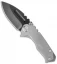 Medford Micro Praetorian T Knife Tumbled Titanium (2.875" Black) MKT