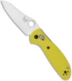 Benchmade Mini Griptilian AXIS Lock Knife Yellow (2.91" Satin) 555HG-YEL