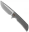Ferrum Forge Mordax Flipper Knife Gray/Milled (3.625" Stonewash)