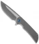 Ferrum Forge Mordax Flipper Knife Gray/Plain (3.625" Stonewash)