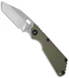 Strider SnG Tanto Frame Lock Knife OD Green G-10 (3.5" Stonewash)