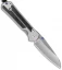 Chris Reeve Small Sebenza 21 Knife Left Handed Carbon Fiber (2.94" Stonewash)