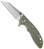 Hinderer Knives XM-18 3.0 Wharncliffe Flipper Knife OD Green (Stonewash)