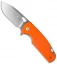 Viper Knives Vox Kyomi Flipper Knife Orange G-10 (3.1" Stonewash) V5934GO