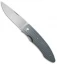 Fallkniven PCgh Folding Knife Gray Grilon (4" Satin)